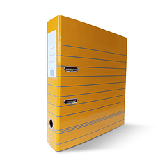 Pasta Arquivo L80 320x280 Riscas Amarelo 10un.