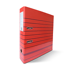 Pasta Arquivo L80 320x280 Riscas Vermelha 10un. 1