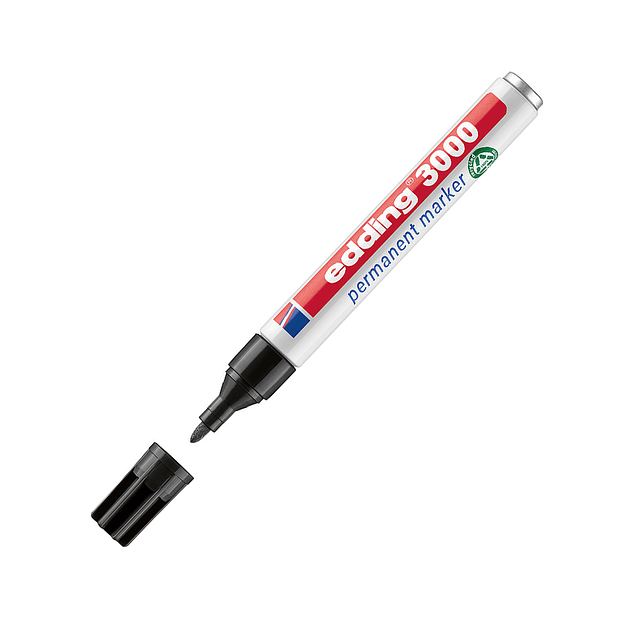Marcador Edding 3000 Preto 10un. 