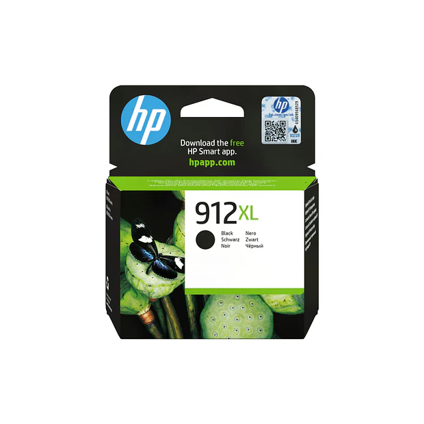 Tinteiro HP 912XL Preto 3YL84A 22ml 825 Pág. 