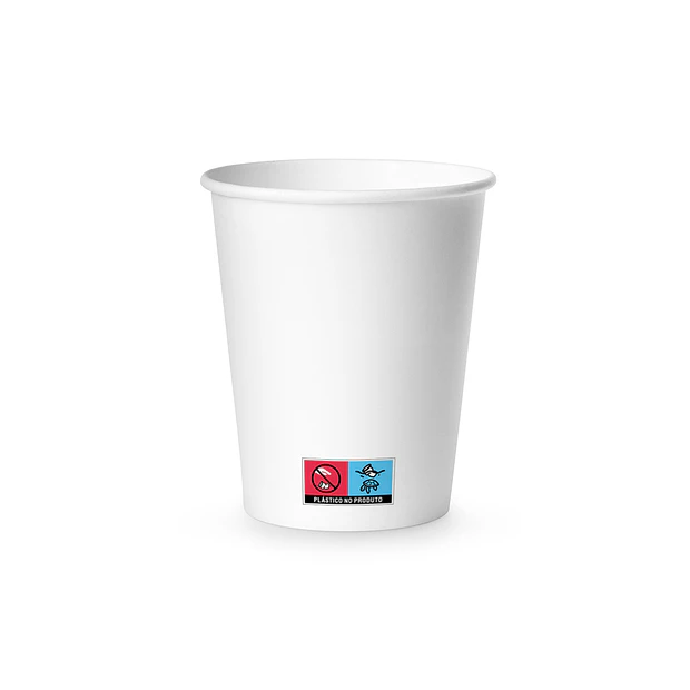 Copos 089ml Papel Branco 200un 