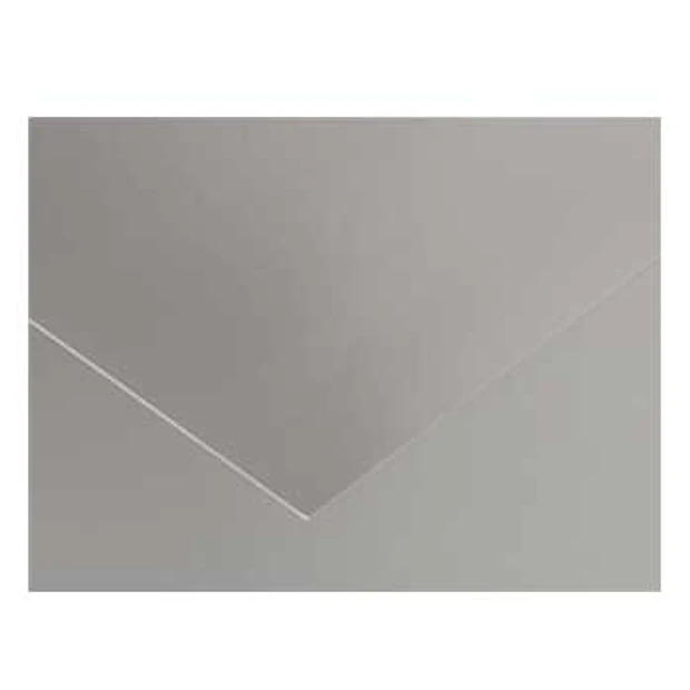 Cartolina metalizada 50x65 280gr prata 25 fl.  