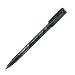 Marcador Permanente Fino Lumocolor 318F 0,6mm Preto