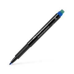 Marcador Permanente Médio Faber-Castell 0,9mm azul 2 un.
