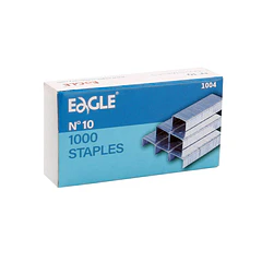 Agrafos 10 Eagle (2/10 Folhas) Cx1000un Pack 4un.