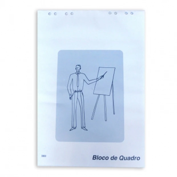 Bloco Papel Conferência 65x90cm 70g 50fl. Pack 5 9,10€/un. 