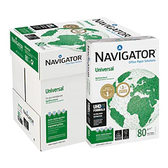 Papel Fotocopia A4 80gr Navigator 5x500fl. 4,48€/un ENVIO GRÁTIS