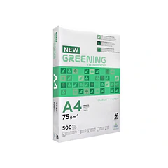  Papel fotocopia Greening A4 75gr 5x500fl. 2,94€/un ENVIO GRÁTIS