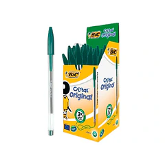 Esferografica BIC Cristal Verde cx 50 0,195€/un ENVIO GRÁTIS