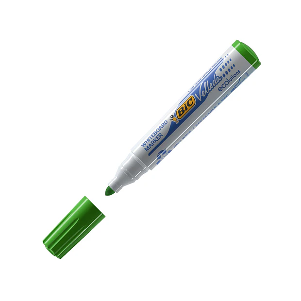 Marcador BIC VELLEDA Verde  cx.12 0,62€/un ENVIO GRÁTIS 