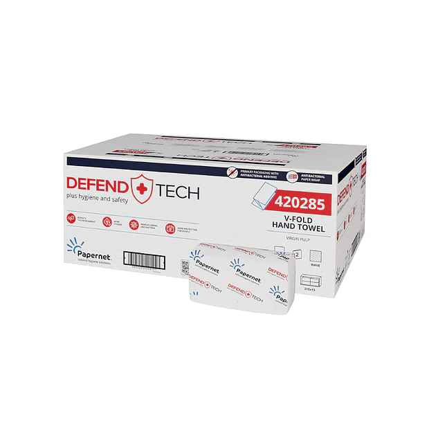 Toalhas Mão ZigZag 21x22cm Papernet 420285 DefendTech 3150un 