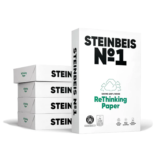 Papel Fotocopia A4 80gr Steinbeis a partir 3 CX. 16,40€ cada 