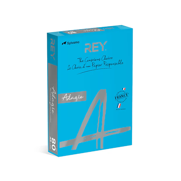 Papel A4 80gr Azul Intenso (cd51)  1x500Fls 