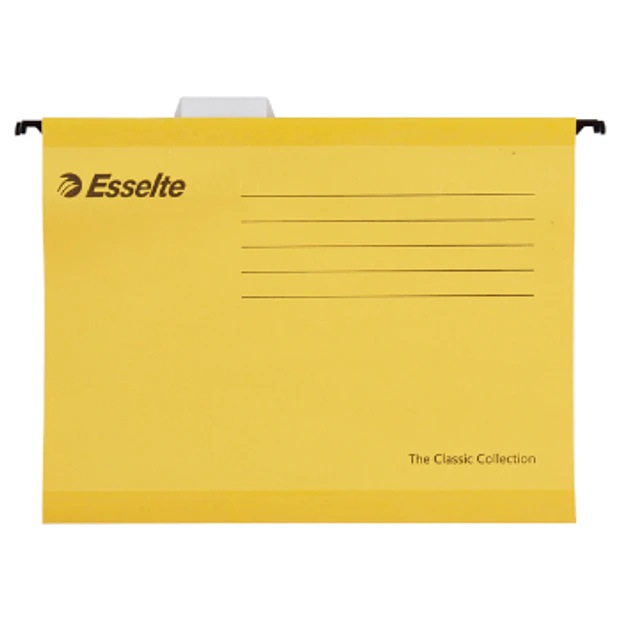 Capa Suspender 345x240mm A4 Amarelo 25un 