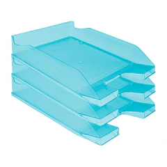 Tabuleiro secretária turquesa transp. Pack 6 ENVIO GRÁTIS