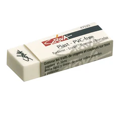 Borracha Branca Scriva 62x21x11,5 20un. 0,20€/un