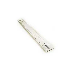 Régua Plástico Cristal 30cm SmartD 25un. 0,50€/un