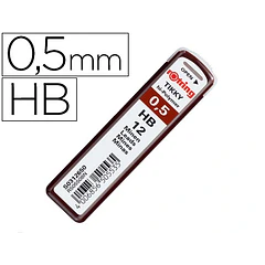 Minas Rotring 0,5mm HB pack 2un. 1,40€/un