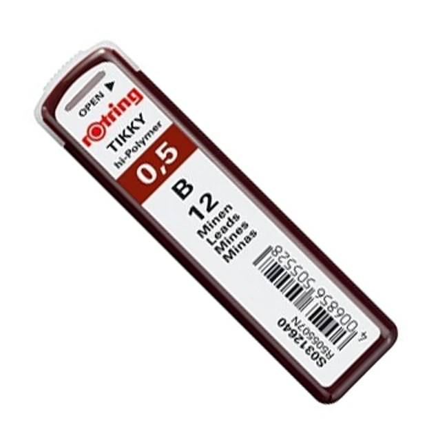 Minas Rotring 0,5mm B pack 10un 1,39€/un 