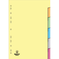 Separadores A4 Cartolina 6 pos. 60un. 0,35€/un