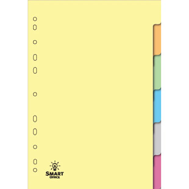 Separadores A4 Cartolina 6 pos. 60un. 0,35€/un 