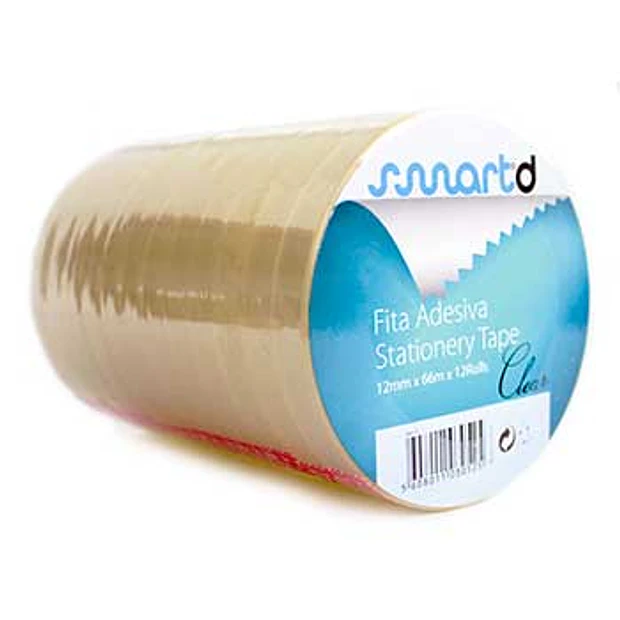 Fita Adesiva SMARTD 12mmx66m 12un. 0,22€/un 