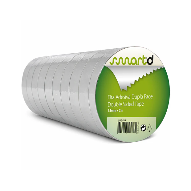 Fita Adesiva SMARTD Espuma Dupla Face 15mmx2m 10un 0,35€/un 