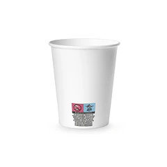 Copos 200ml Papel Branco 200un 0,017€/un