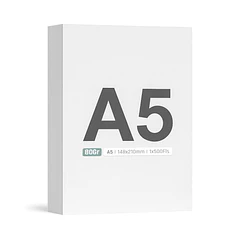 Papel 80gr Fotocópia A5 500fl. Qt. Mínima 10un. 2,20€/UN.