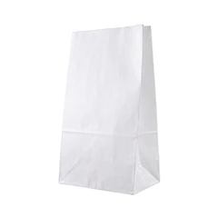 Saco Papel Pão 10x5x28cm  Branco 2000un