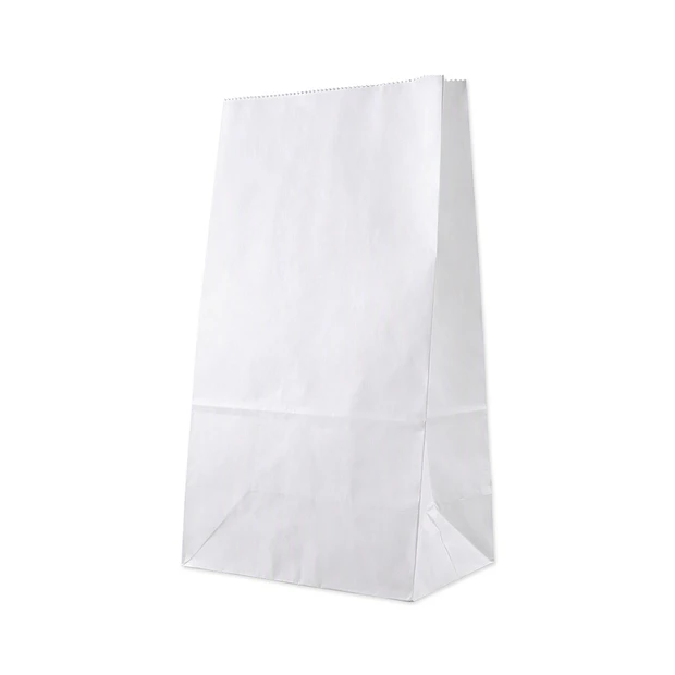Saco Papel Pão 10x5x28cm  Branco 2000un 