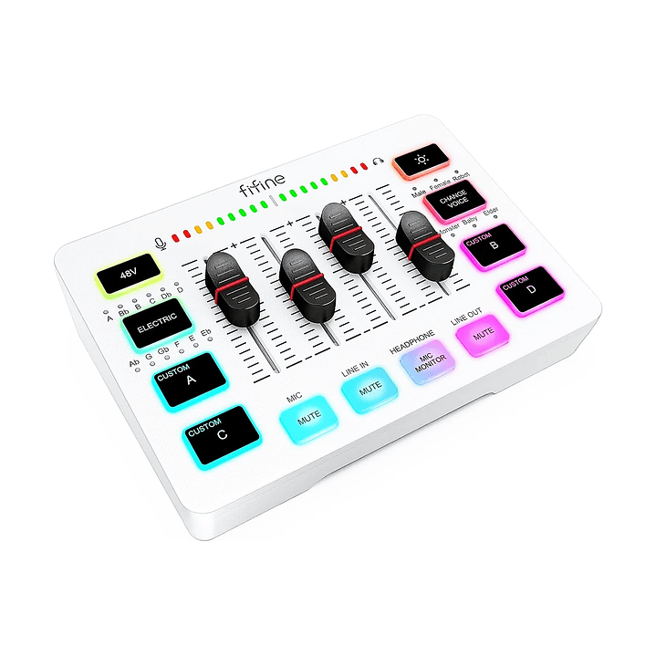 Fifine Sc3 Xlr Usb Mezcladora Podcast Streaming 1