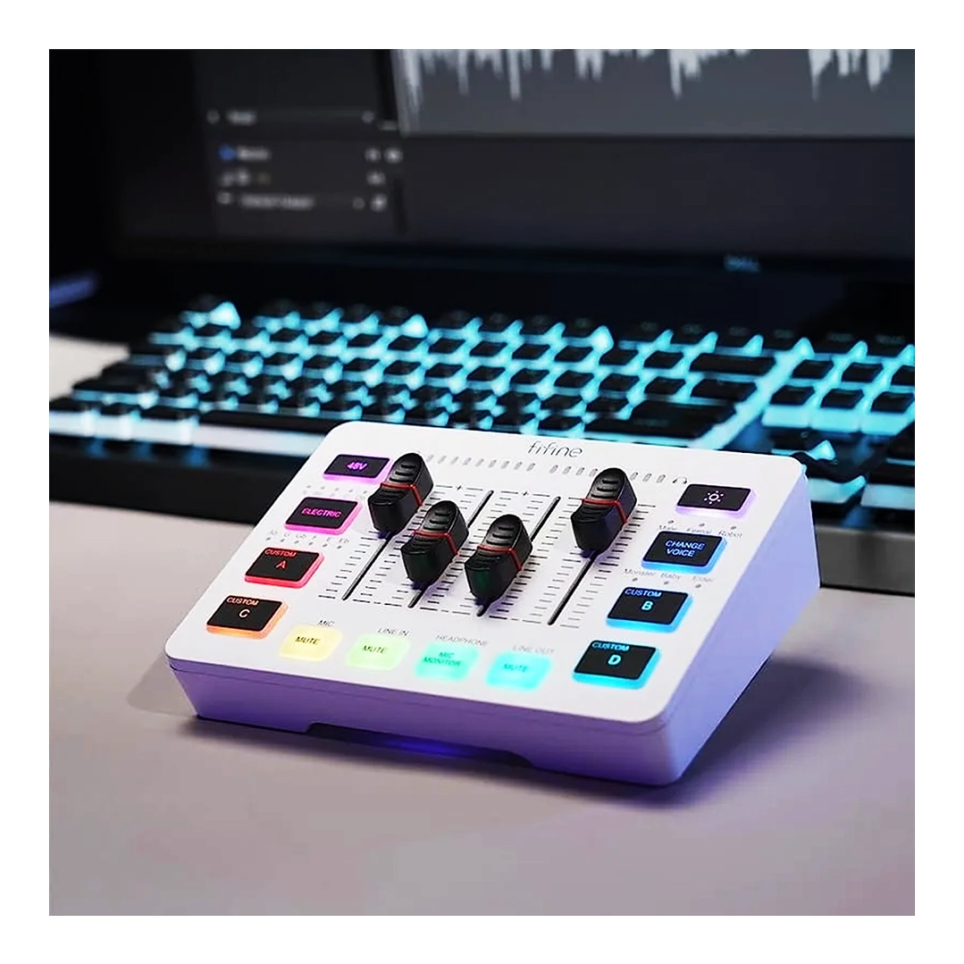 Fifine Sc3 Xlr Usb Mezcladora Podcast Streaming 10