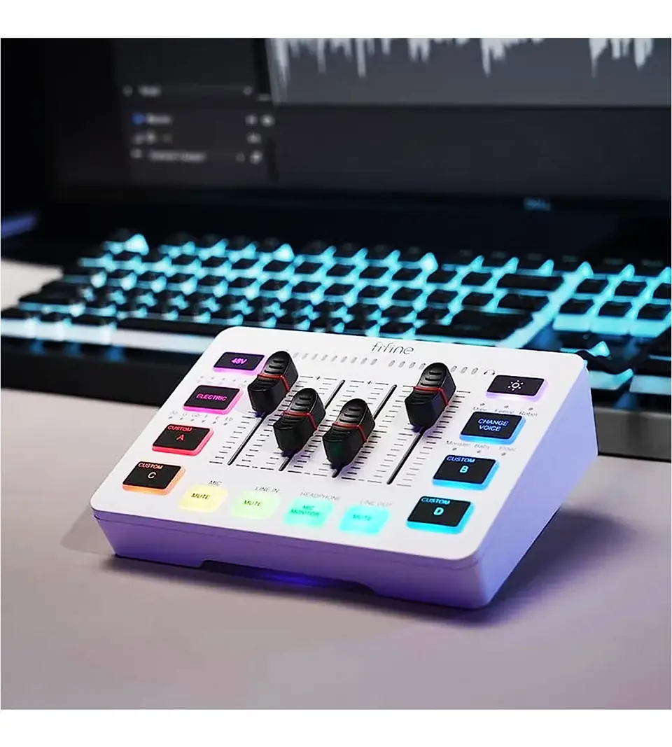 Fifine Sc3 Xlr Usb Mezcladora Podcast Streaming 10