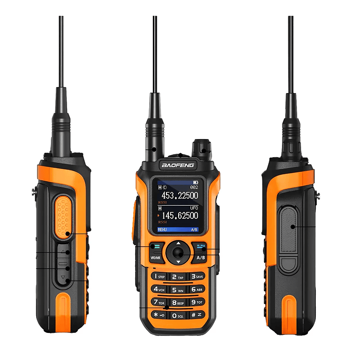 Radio Comunicador Baofeng UV-21 PRO Dual Banda VHF/UHF 5W – Walkie Talkie Profesional con Carga Tipo C 3