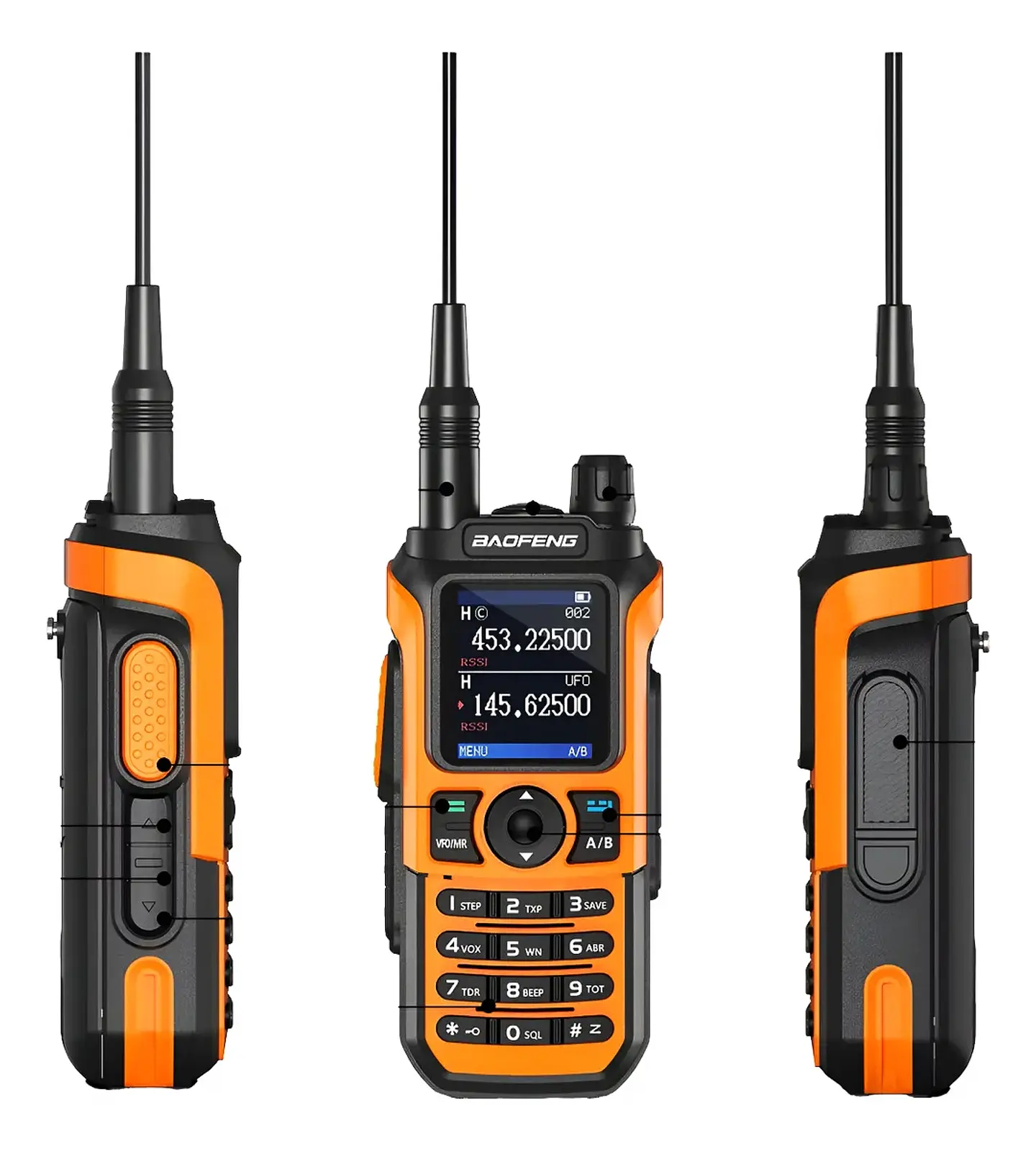 Radio Comunicador Baofeng UV-21 PRO Dual Banda VHF/UHF 5W – Walkie Talkie Profesional con Carga Tipo C 3