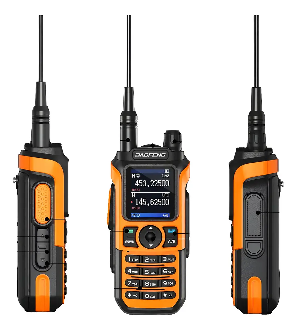 Radio Comunicador Baofeng UV-21 PRO Dual Banda VHF/UHF 5W – Walkie Talkie Profesional con Carga Tipo C 3