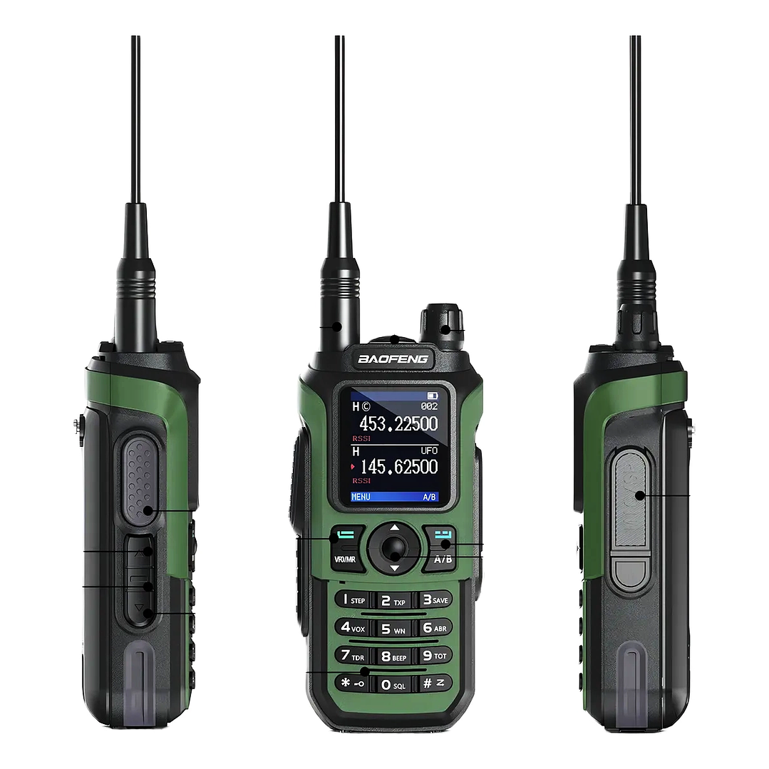 Radio Comunicador Baofeng UV-21 PRO Dual Banda VHF/UHF 5W – Walkie Talkie Profesional con Carga Tipo C 4