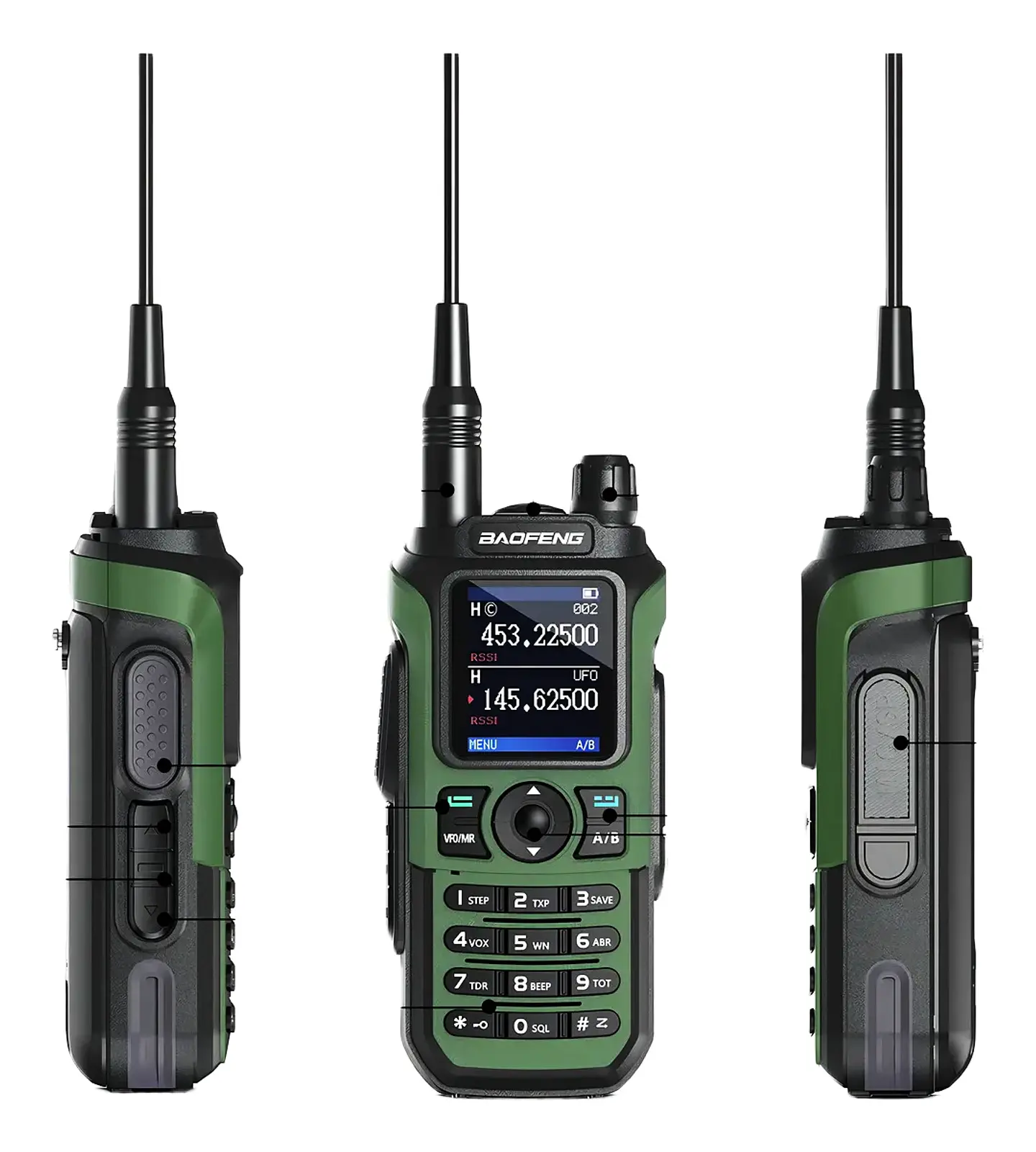 Radio Comunicador Baofeng UV-21 PRO Dual Banda VHF/UHF 5W – Walkie Talkie Profesional con Carga Tipo C 4