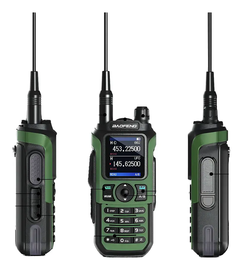 Radio Comunicador Baofeng UV-21 PRO Dual Banda VHF/UHF 5W – Walkie Talkie Profesional con Carga Tipo C 4