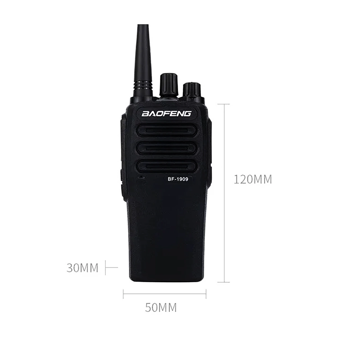 Radio Comunicador Baofeng BF-1909 UHF 400-520 MHz – Walkie Talkie Profesional para Minería, Seguridad y Transporte 3