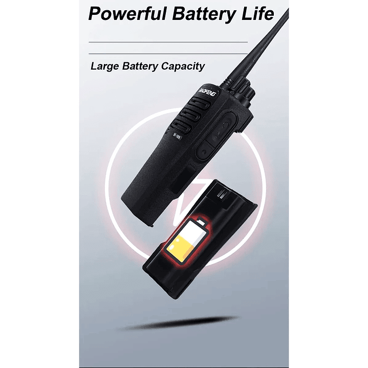 Radio Comunicador Baofeng BF-1909 UHF 400-520 MHz – Walkie Talkie Profesional para Minería, Seguridad y Transporte 7
