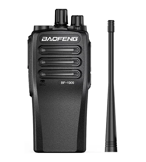 Radio Comunicador Baofeng BF-1909 UHF 400-520 MHz – Walkie Talkie Profesional para Minería, Seguridad y Transporte