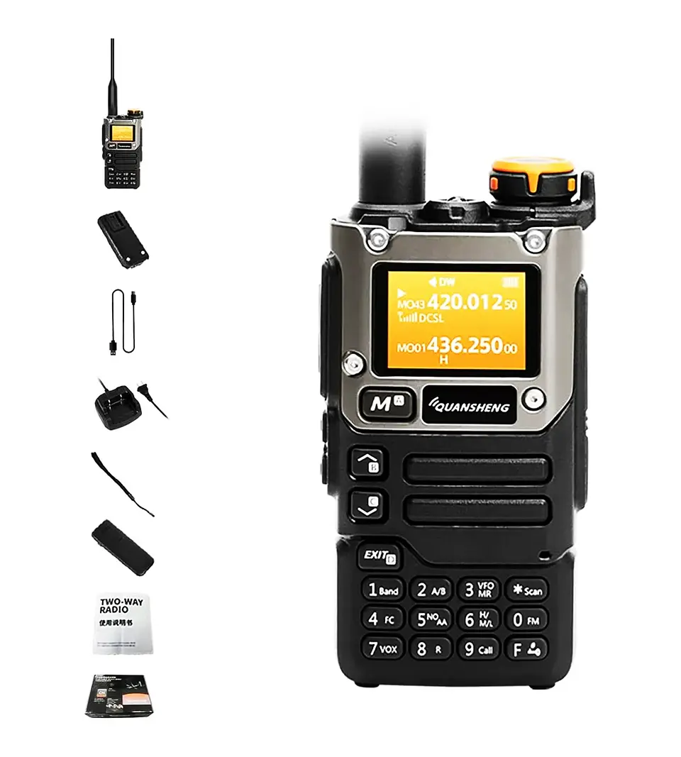 Radio Comunicador UV-K5(8) Profesional 5W – Dual Banda VHF/UHF con AM/FM, Alerta NOAA y 200 Canales 2