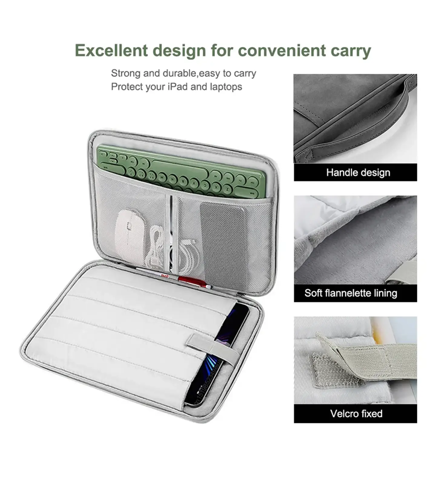 Funda Estuche para Tablet y iPad 10.2–13 Pulgadas 7