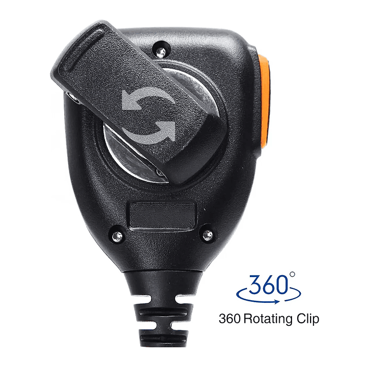 Pera Baofeng Micrófono Parlante Resistente Dual Ptt 2