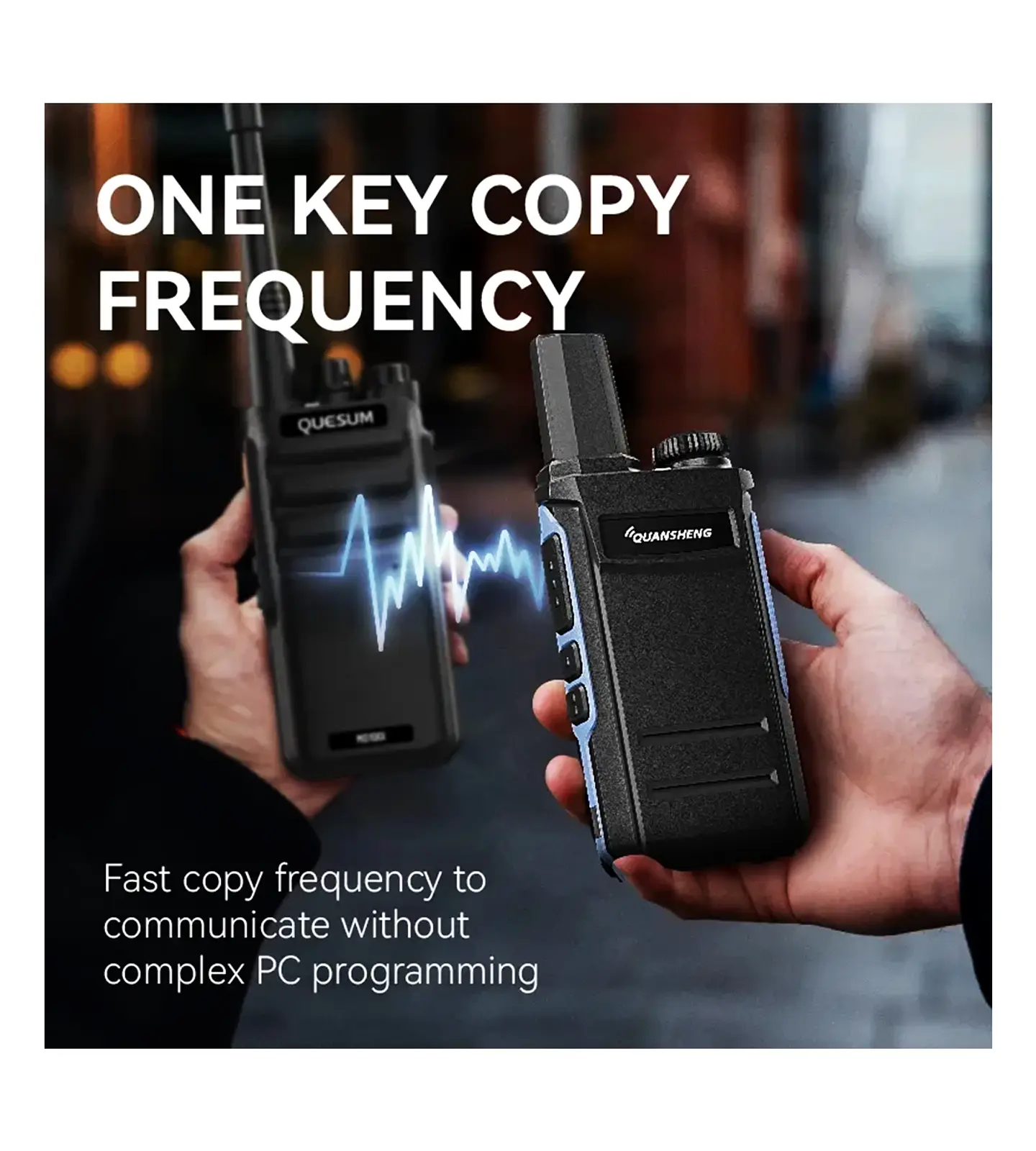 Pack Walkie Talkie Quansheng TG-A1 UHF PMR x2 – Compactos para Uso Profesional 4