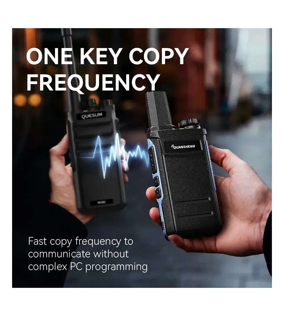 Pack Walkie Talkie Quansheng TG-A1 UHF PMR x2 – Compactos para Uso Profesional 4