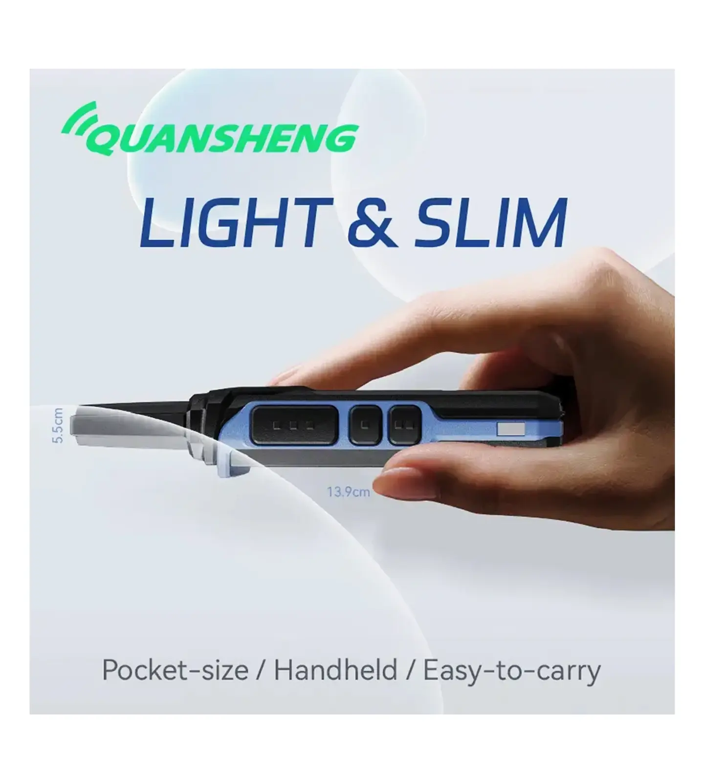 Pack Walkie Talkie Quansheng TG-A1 UHF PMR x2 – Compactos para Uso Profesional 6