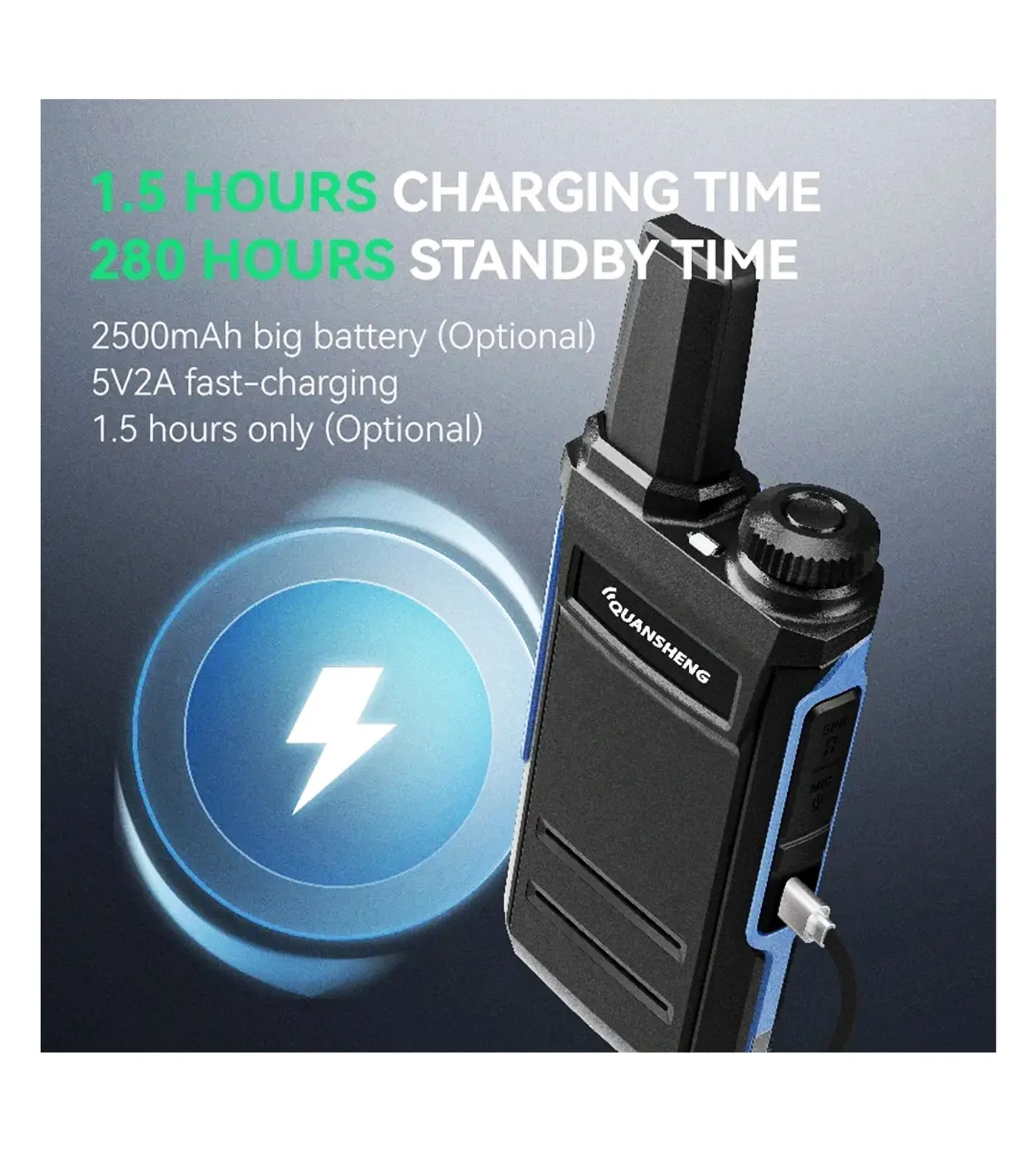 Pack Walkie Talkie Quansheng TG-A1 UHF PMR x2 – Compactos para Uso Profesional 8